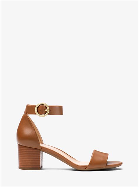 michael michael kors lena leather sandal|Michael Kors sandals clearance.